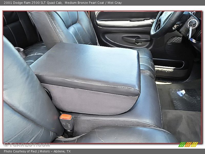 Medium Bronze Pearl Coat / Mist Gray 2001 Dodge Ram 2500 SLT Quad Cab