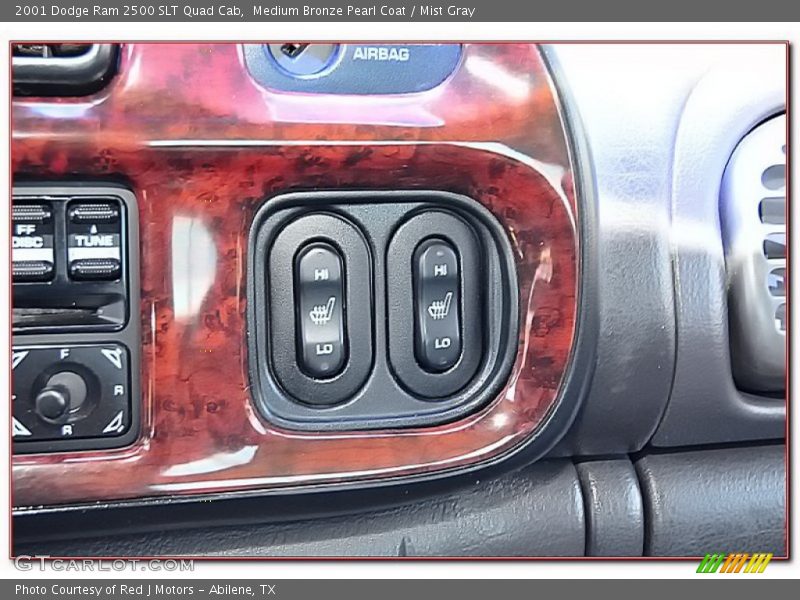 Medium Bronze Pearl Coat / Mist Gray 2001 Dodge Ram 2500 SLT Quad Cab