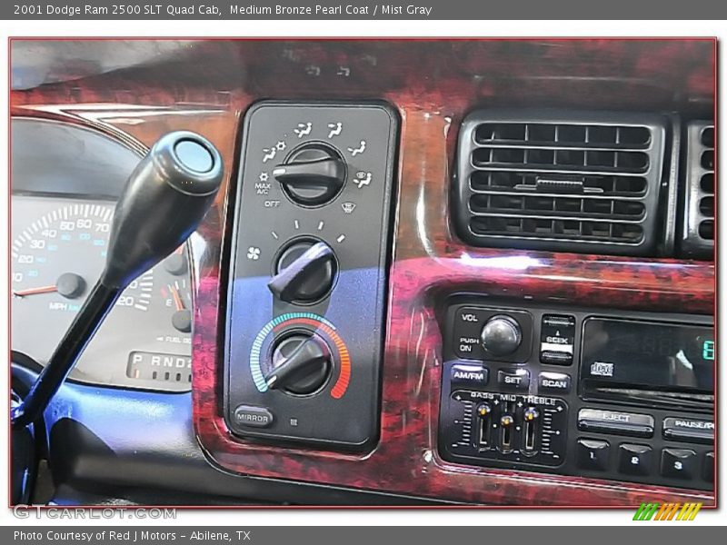 Medium Bronze Pearl Coat / Mist Gray 2001 Dodge Ram 2500 SLT Quad Cab