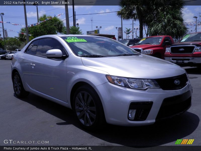 Bright Silver / Black 2012 Kia Forte Koup SX