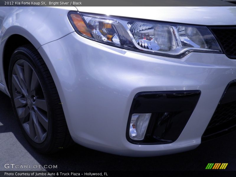Bright Silver / Black 2012 Kia Forte Koup SX