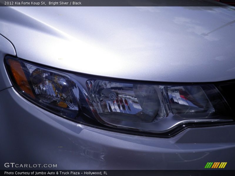 Bright Silver / Black 2012 Kia Forte Koup SX