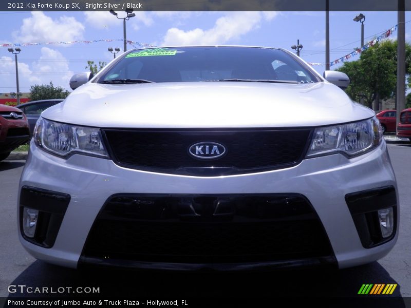 Bright Silver / Black 2012 Kia Forte Koup SX