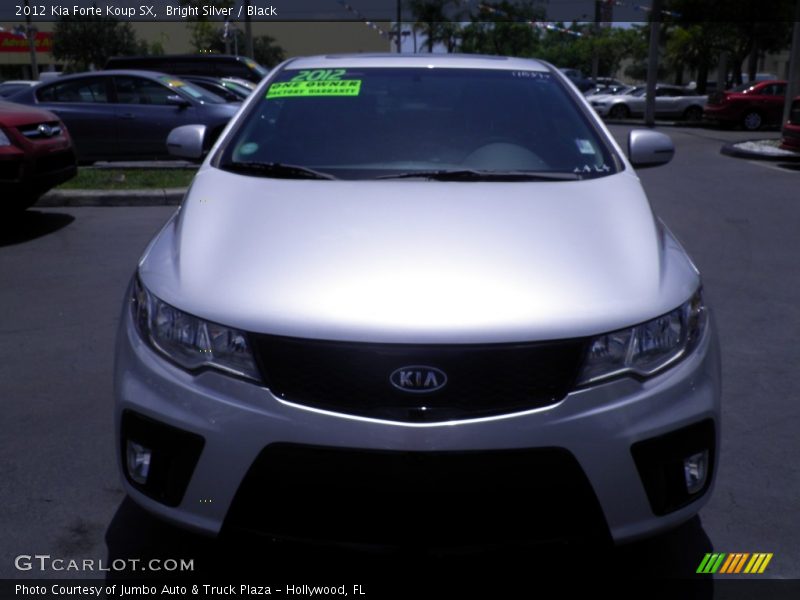 Bright Silver / Black 2012 Kia Forte Koup SX