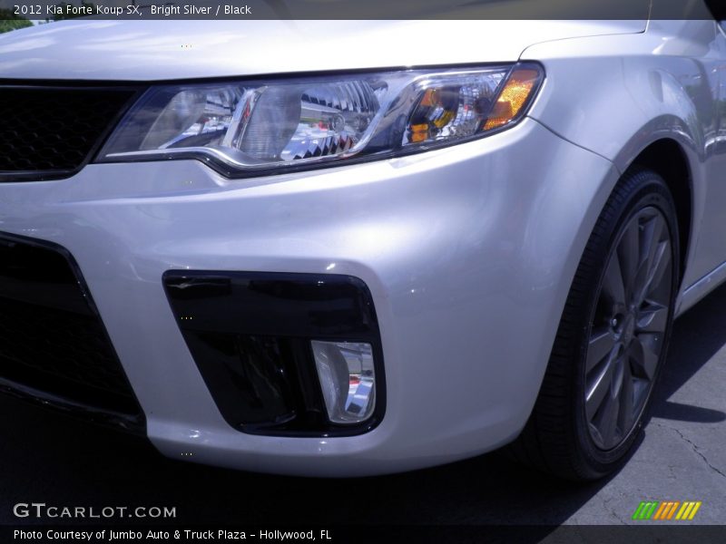 Bright Silver / Black 2012 Kia Forte Koup SX
