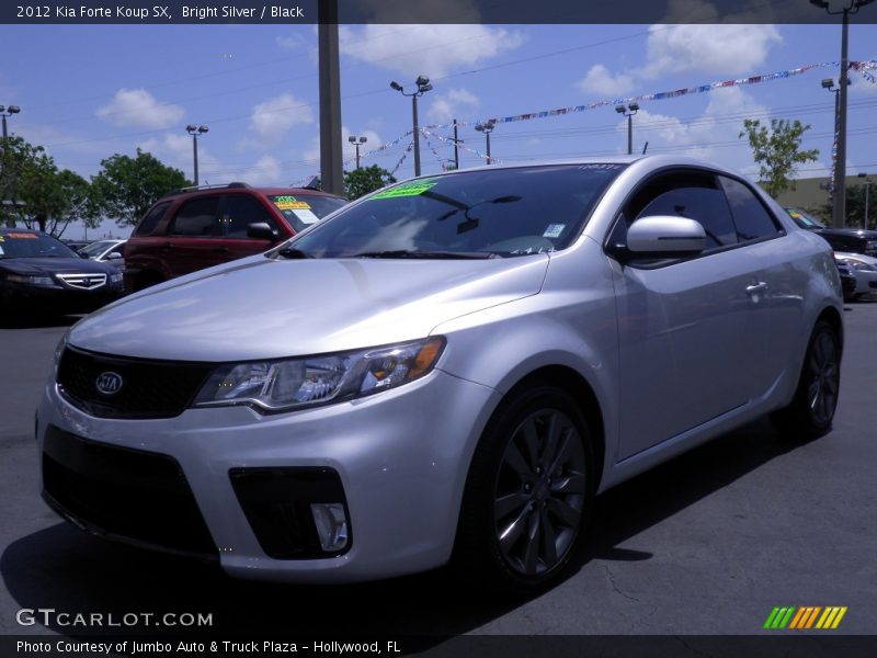 Bright Silver / Black 2012 Kia Forte Koup SX