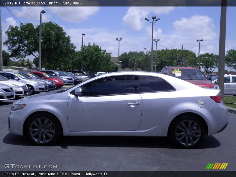Bright Silver / Black 2012 Kia Forte Koup SX