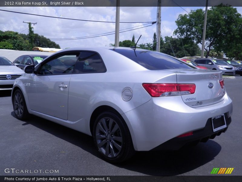 Bright Silver / Black 2012 Kia Forte Koup SX