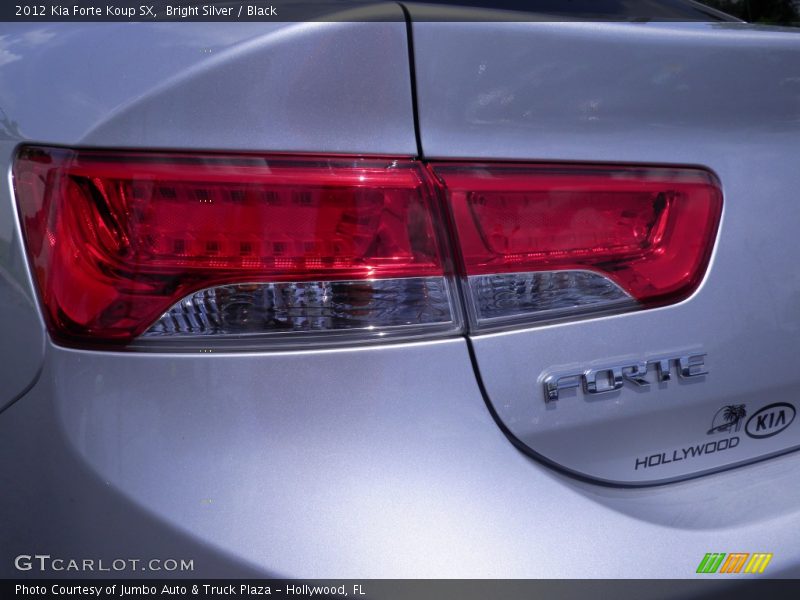 Bright Silver / Black 2012 Kia Forte Koup SX