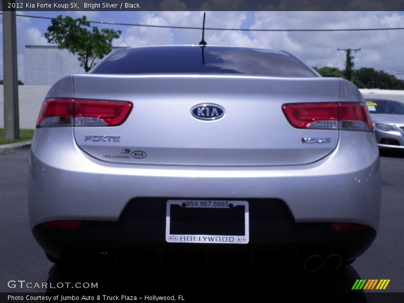 Bright Silver / Black 2012 Kia Forte Koup SX