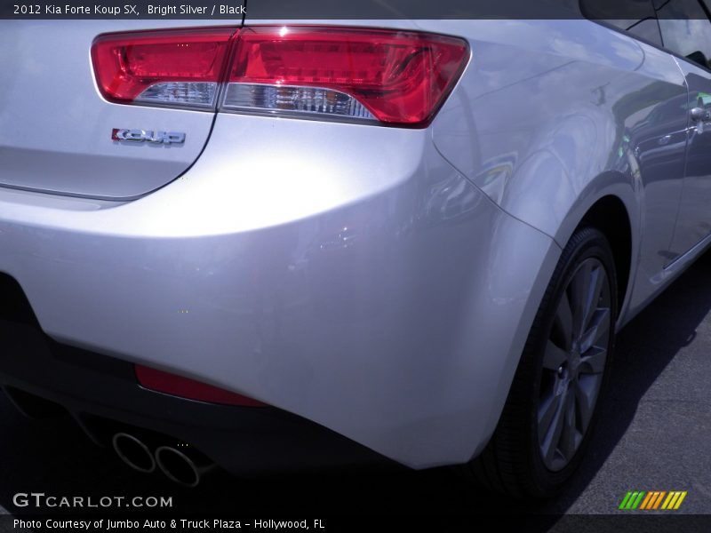 Bright Silver / Black 2012 Kia Forte Koup SX