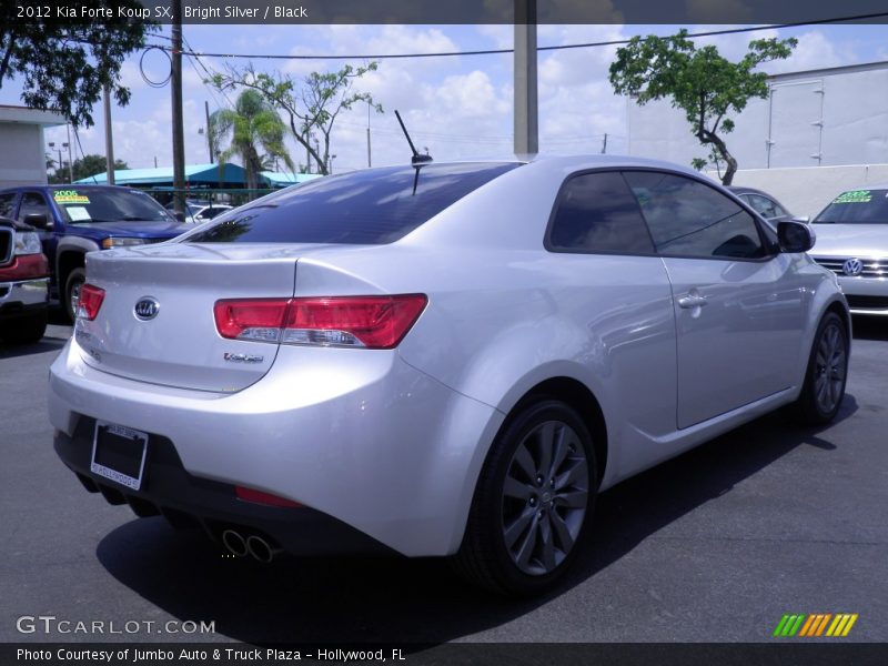 Bright Silver / Black 2012 Kia Forte Koup SX