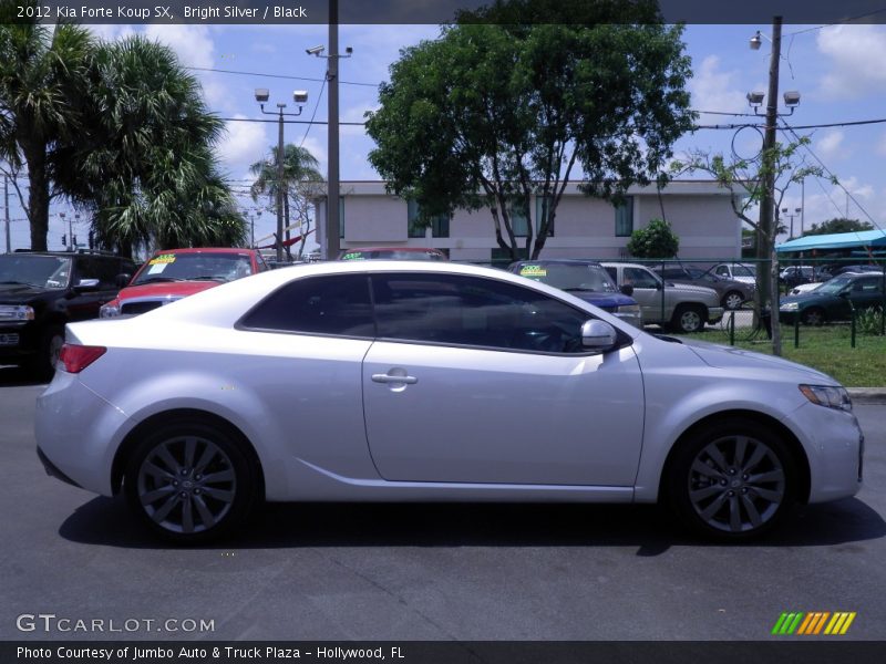 Bright Silver / Black 2012 Kia Forte Koup SX