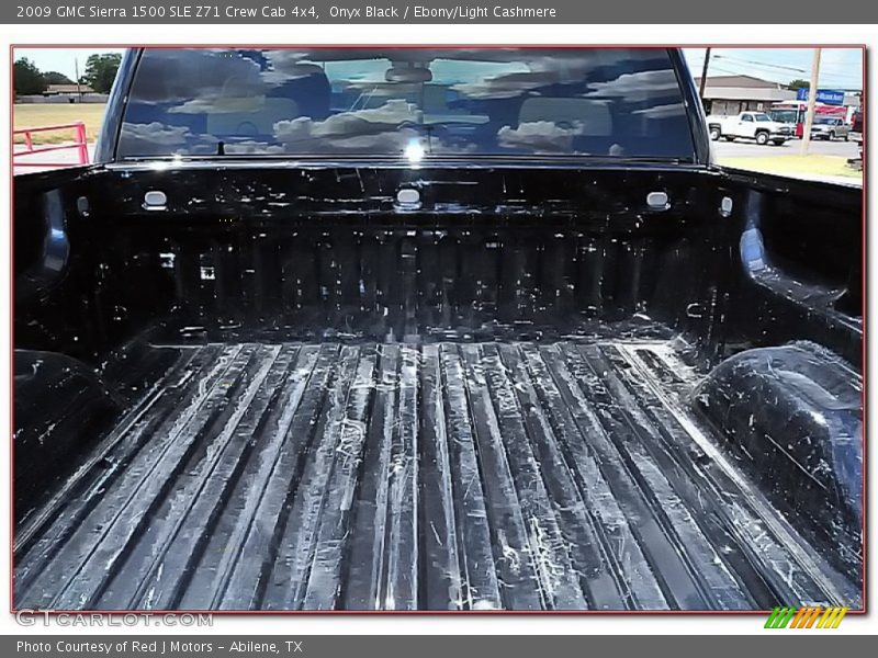 Onyx Black / Ebony/Light Cashmere 2009 GMC Sierra 1500 SLE Z71 Crew Cab 4x4
