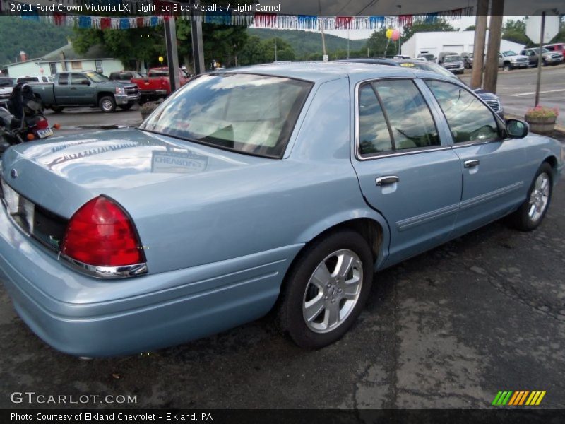 Light Ice Blue Metallic / Light Camel 2011 Ford Crown Victoria LX