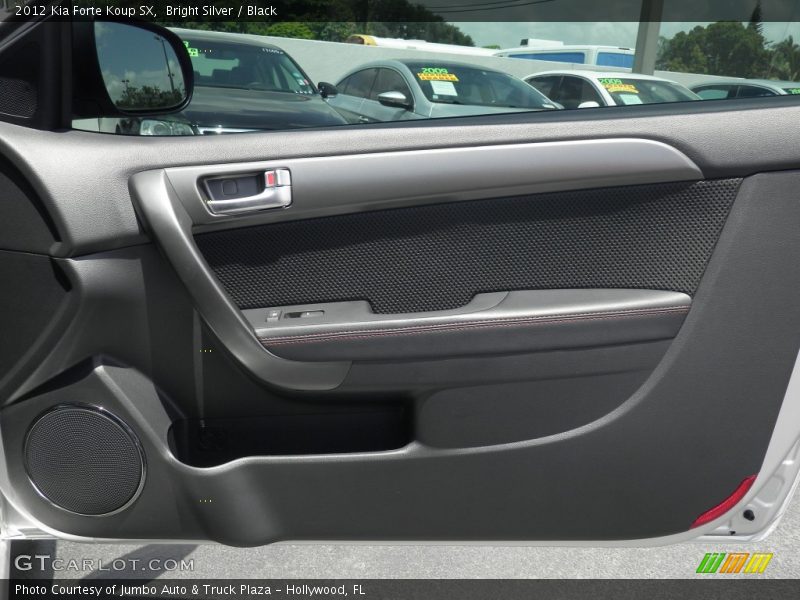 Bright Silver / Black 2012 Kia Forte Koup SX