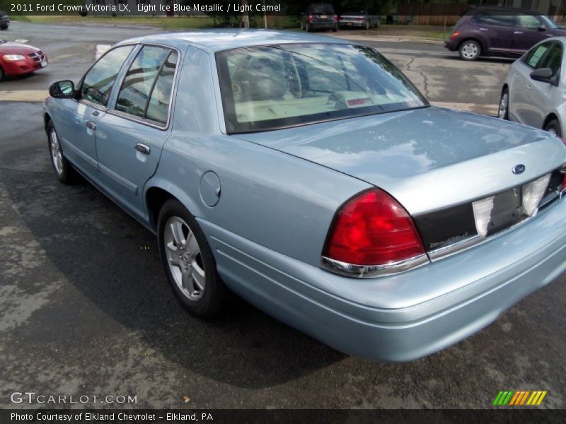 Light Ice Blue Metallic / Light Camel 2011 Ford Crown Victoria LX