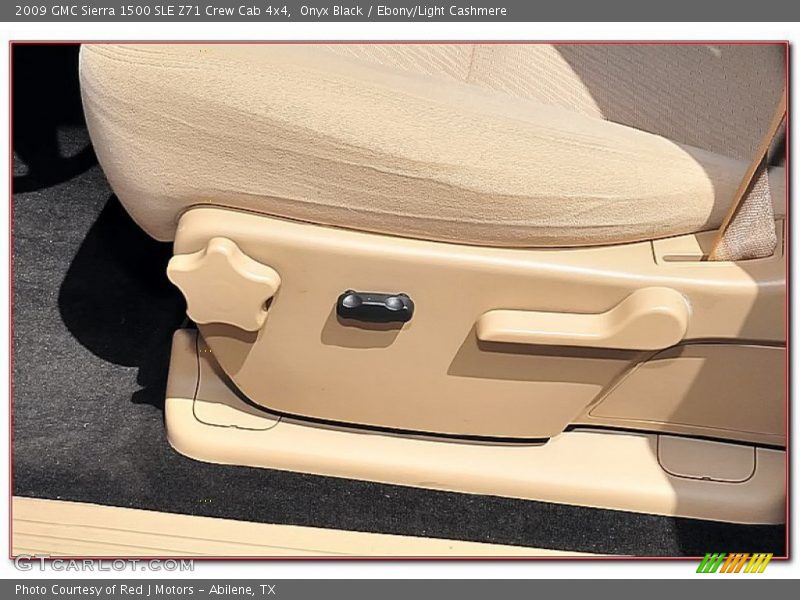 Onyx Black / Ebony/Light Cashmere 2009 GMC Sierra 1500 SLE Z71 Crew Cab 4x4