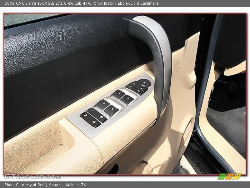 Onyx Black / Ebony/Light Cashmere 2009 GMC Sierra 1500 SLE Z71 Crew Cab 4x4