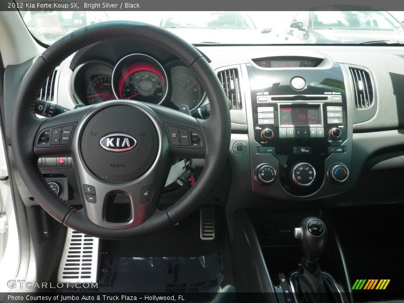 Bright Silver / Black 2012 Kia Forte Koup SX