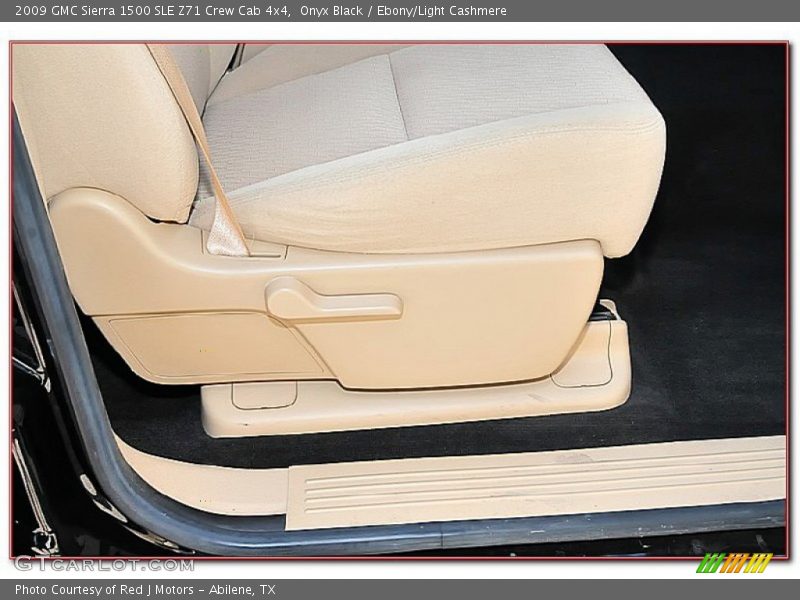 Onyx Black / Ebony/Light Cashmere 2009 GMC Sierra 1500 SLE Z71 Crew Cab 4x4