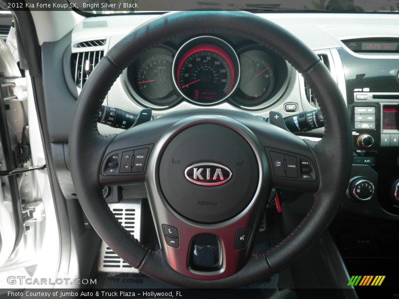 Bright Silver / Black 2012 Kia Forte Koup SX