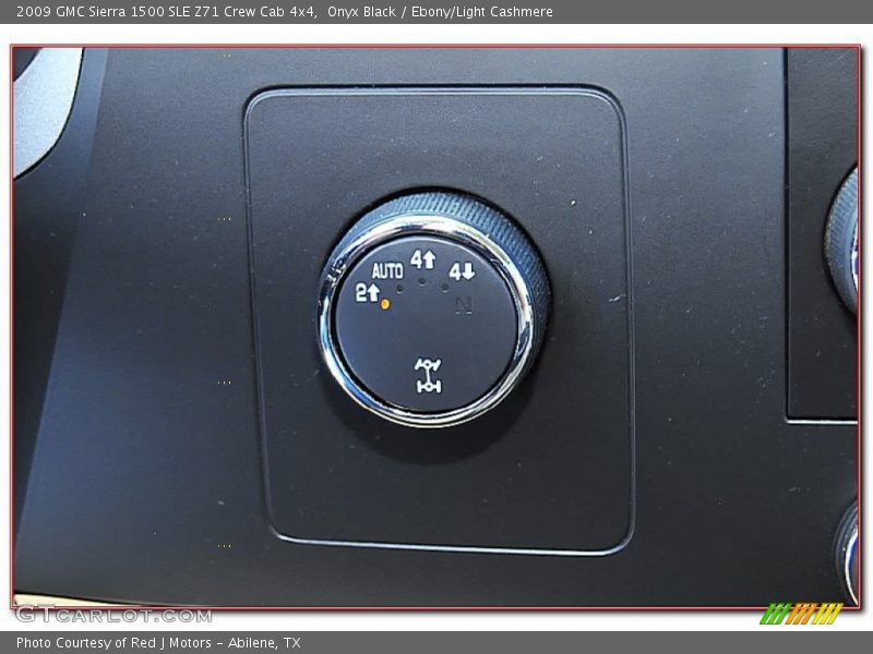 Onyx Black / Ebony/Light Cashmere 2009 GMC Sierra 1500 SLE Z71 Crew Cab 4x4