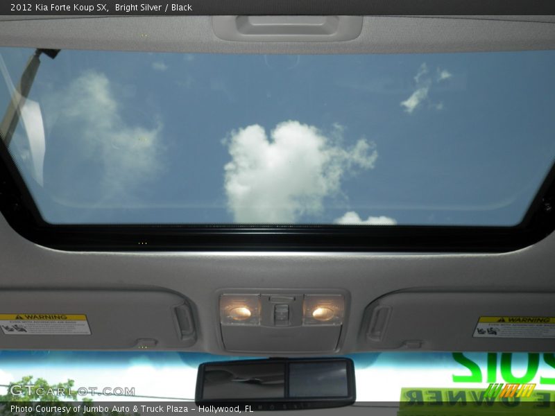 Bright Silver / Black 2012 Kia Forte Koup SX