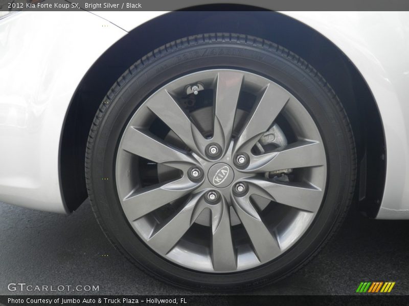 Bright Silver / Black 2012 Kia Forte Koup SX