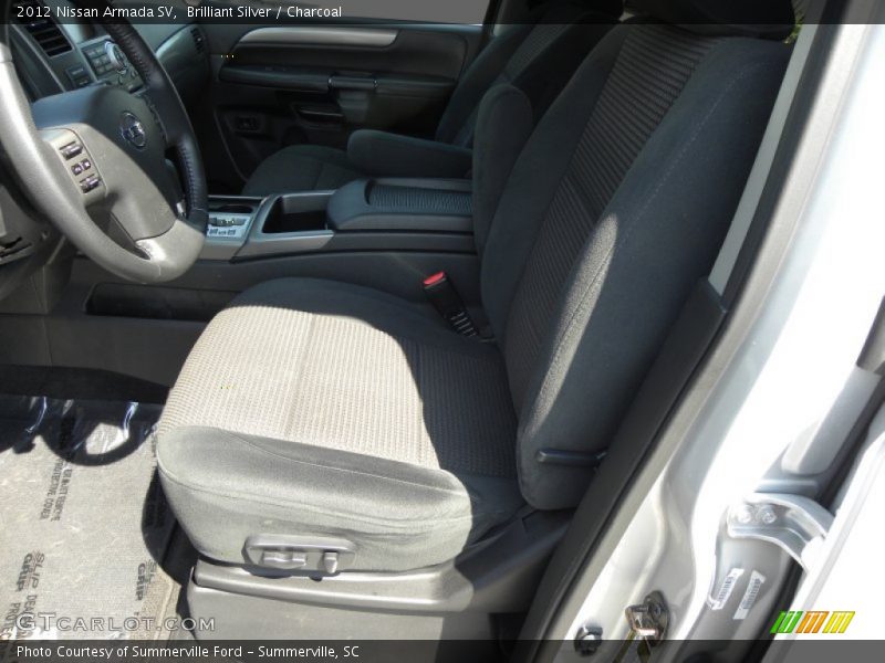 Brilliant Silver / Charcoal 2012 Nissan Armada SV