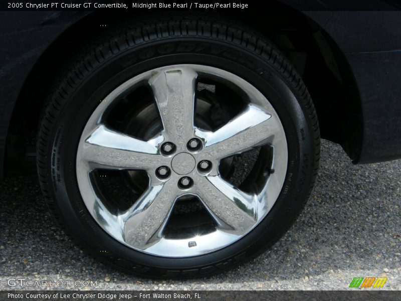 Midnight Blue Pearl / Taupe/Pearl Beige 2005 Chrysler PT Cruiser GT Convertible