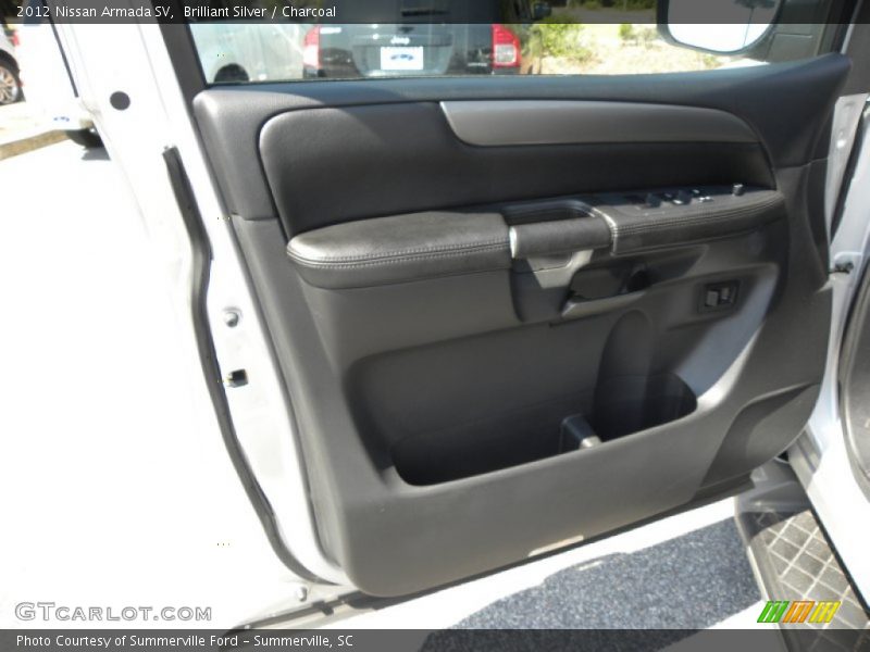Brilliant Silver / Charcoal 2012 Nissan Armada SV