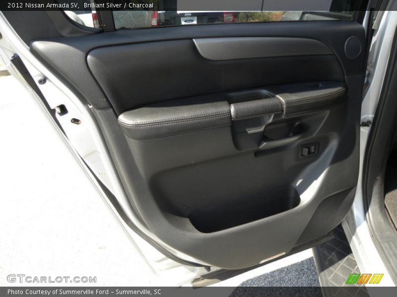Brilliant Silver / Charcoal 2012 Nissan Armada SV