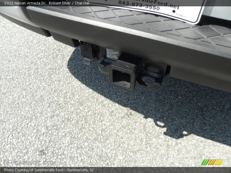 Brilliant Silver / Charcoal 2012 Nissan Armada SV