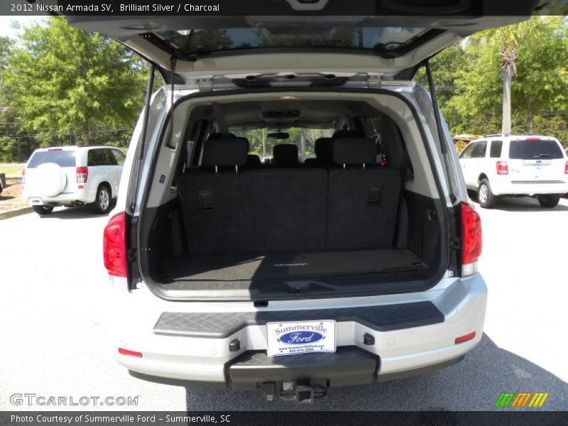 Brilliant Silver / Charcoal 2012 Nissan Armada SV