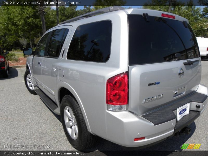 Brilliant Silver / Charcoal 2012 Nissan Armada SV
