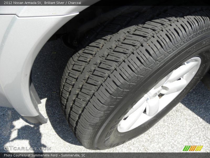 Brilliant Silver / Charcoal 2012 Nissan Armada SV
