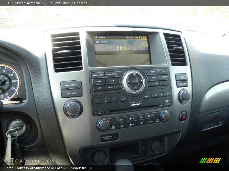 Controls of 2012 Armada SV