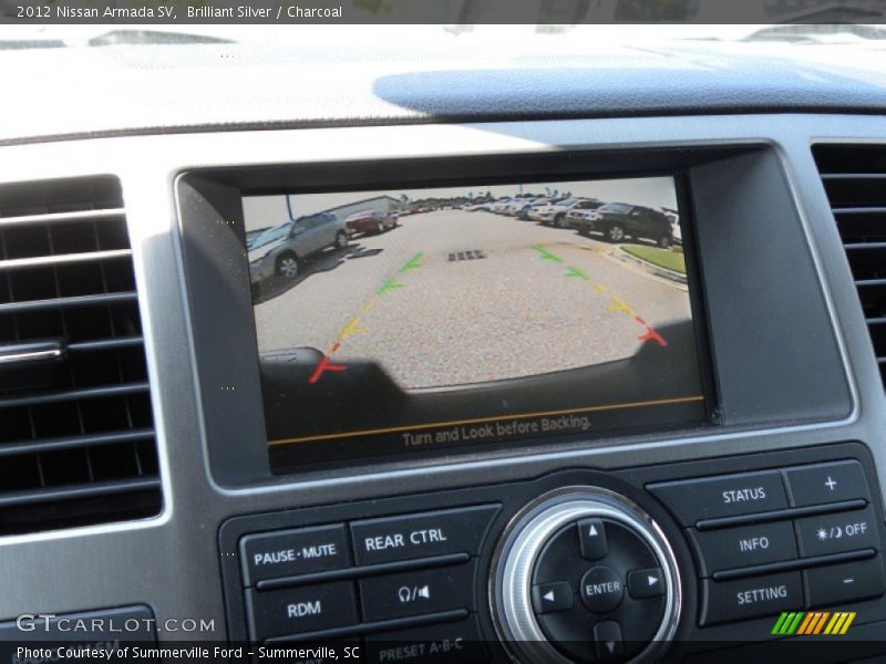 Brilliant Silver / Charcoal 2012 Nissan Armada SV