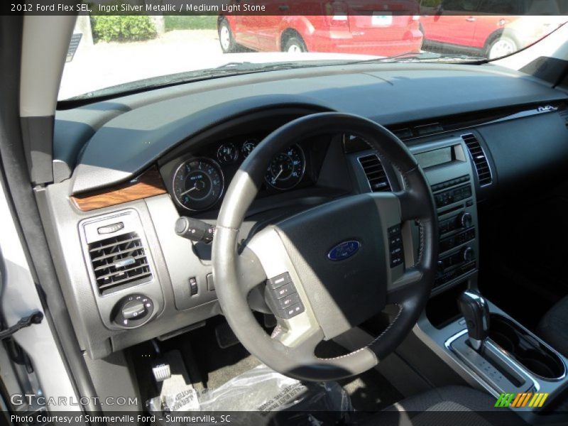 Ingot Silver Metallic / Medium Light Stone 2012 Ford Flex SEL
