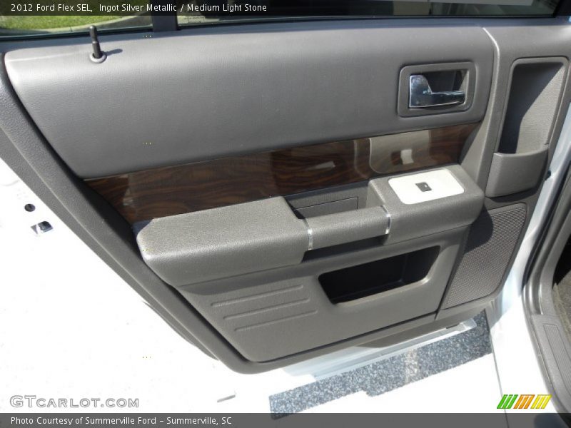 Ingot Silver Metallic / Medium Light Stone 2012 Ford Flex SEL