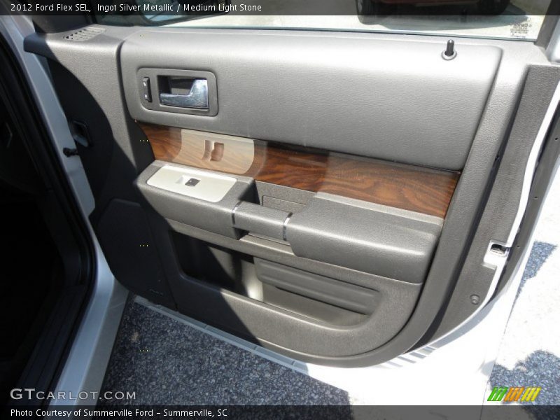 Ingot Silver Metallic / Medium Light Stone 2012 Ford Flex SEL