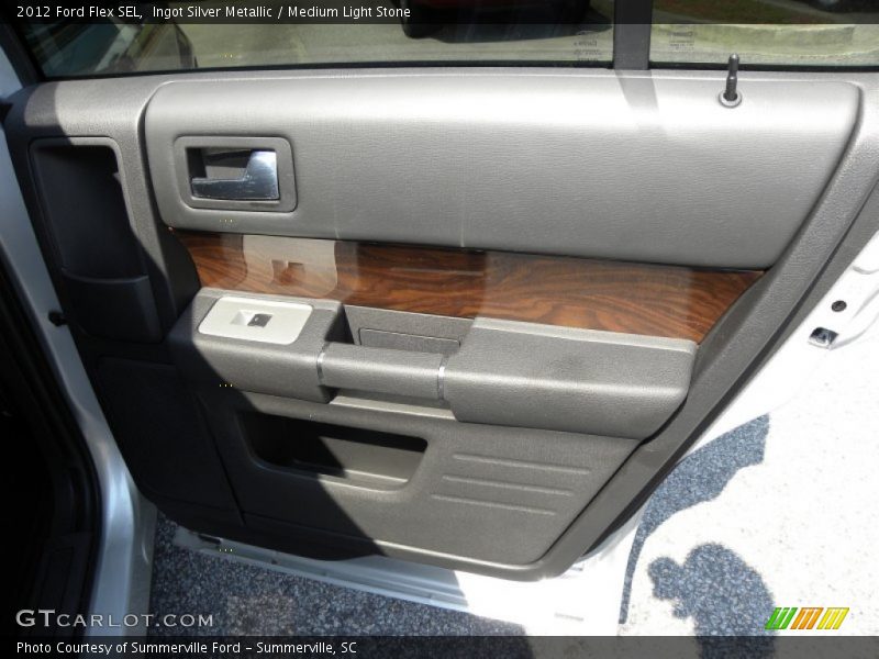 Ingot Silver Metallic / Medium Light Stone 2012 Ford Flex SEL