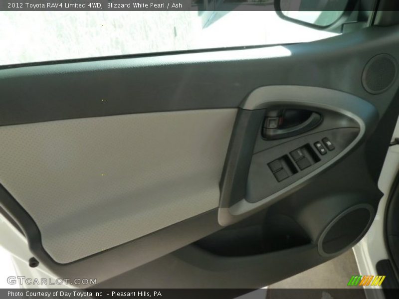 Blizzard White Pearl / Ash 2012 Toyota RAV4 Limited 4WD