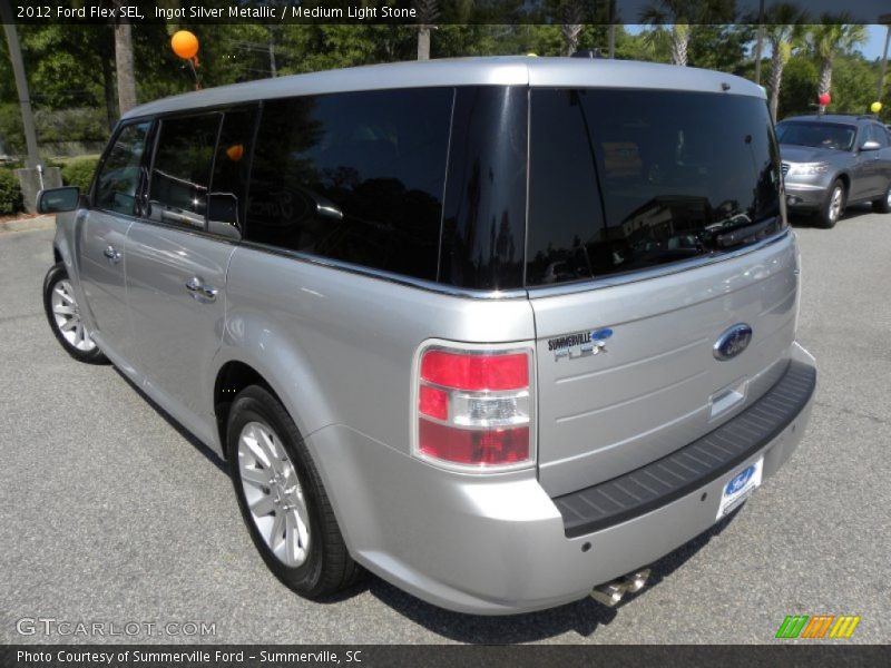 Ingot Silver Metallic / Medium Light Stone 2012 Ford Flex SEL