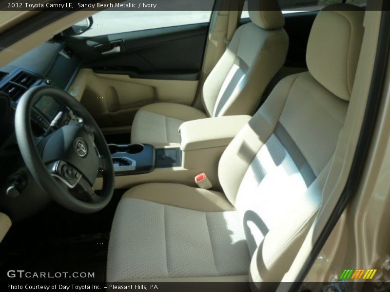 Sandy Beach Metallic / Ivory 2012 Toyota Camry LE