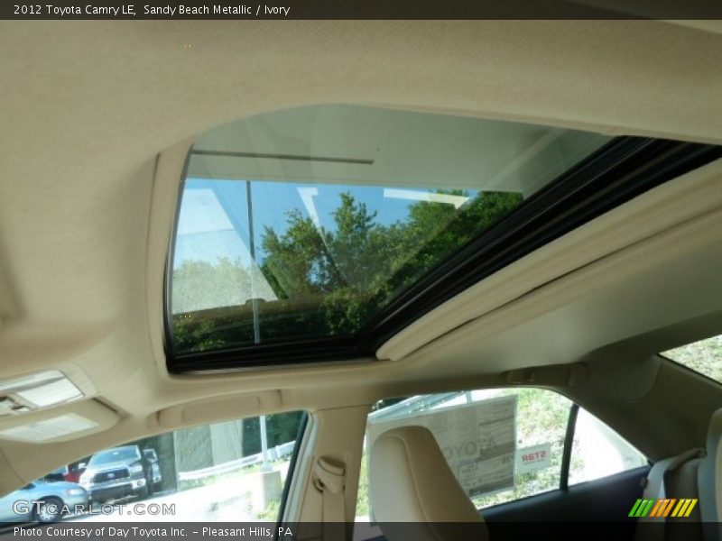 Sandy Beach Metallic / Ivory 2012 Toyota Camry LE