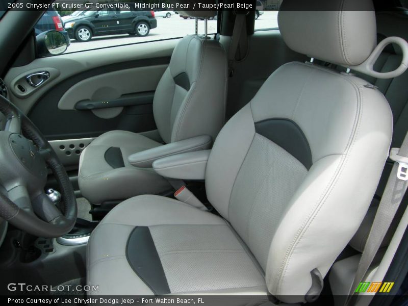 Midnight Blue Pearl / Taupe/Pearl Beige 2005 Chrysler PT Cruiser GT Convertible