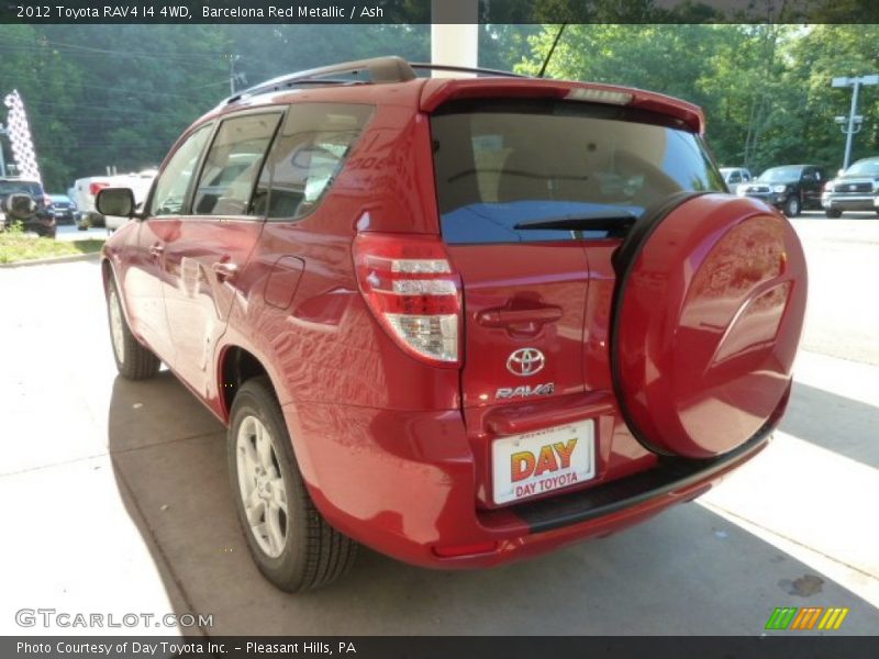 Barcelona Red Metallic / Ash 2012 Toyota RAV4 I4 4WD