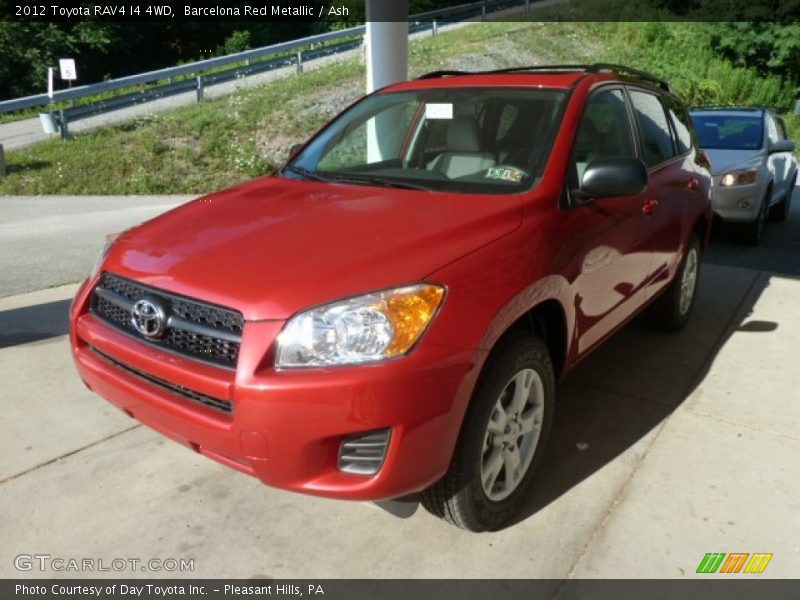 Barcelona Red Metallic / Ash 2012 Toyota RAV4 I4 4WD